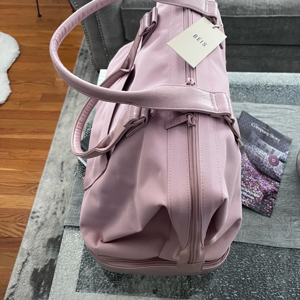 BEIS The Weekender Dusty Pink Travel Bag - Picture 5 of 6